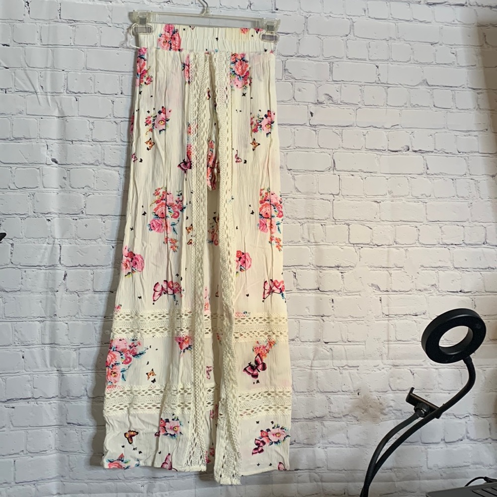 Floral Long Skirt + Shorts